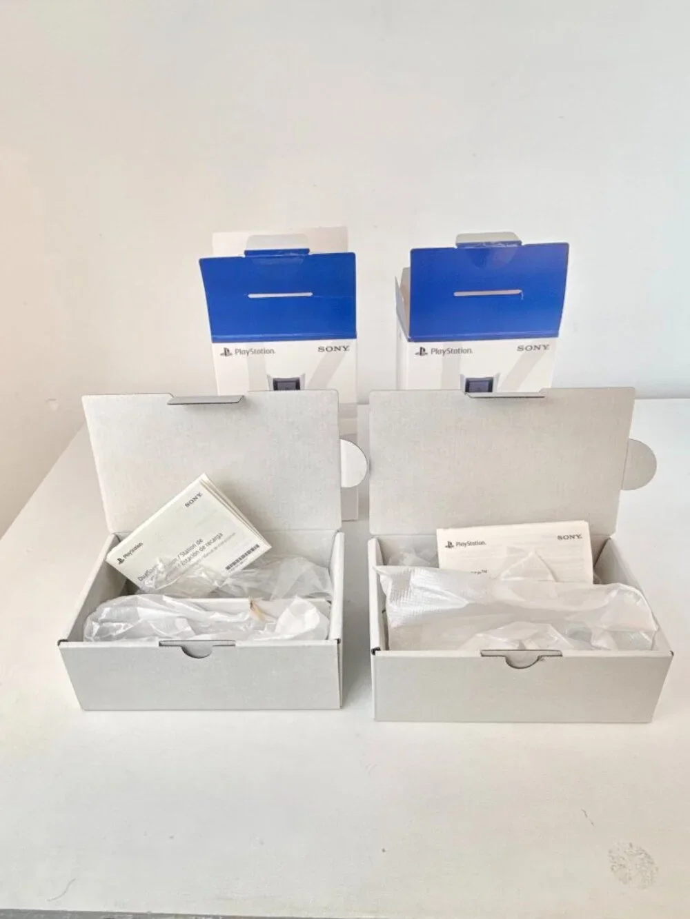 2Pcs - Sony Playstation 5 (PS5) DualSense Charging Station - BOX ONLY
